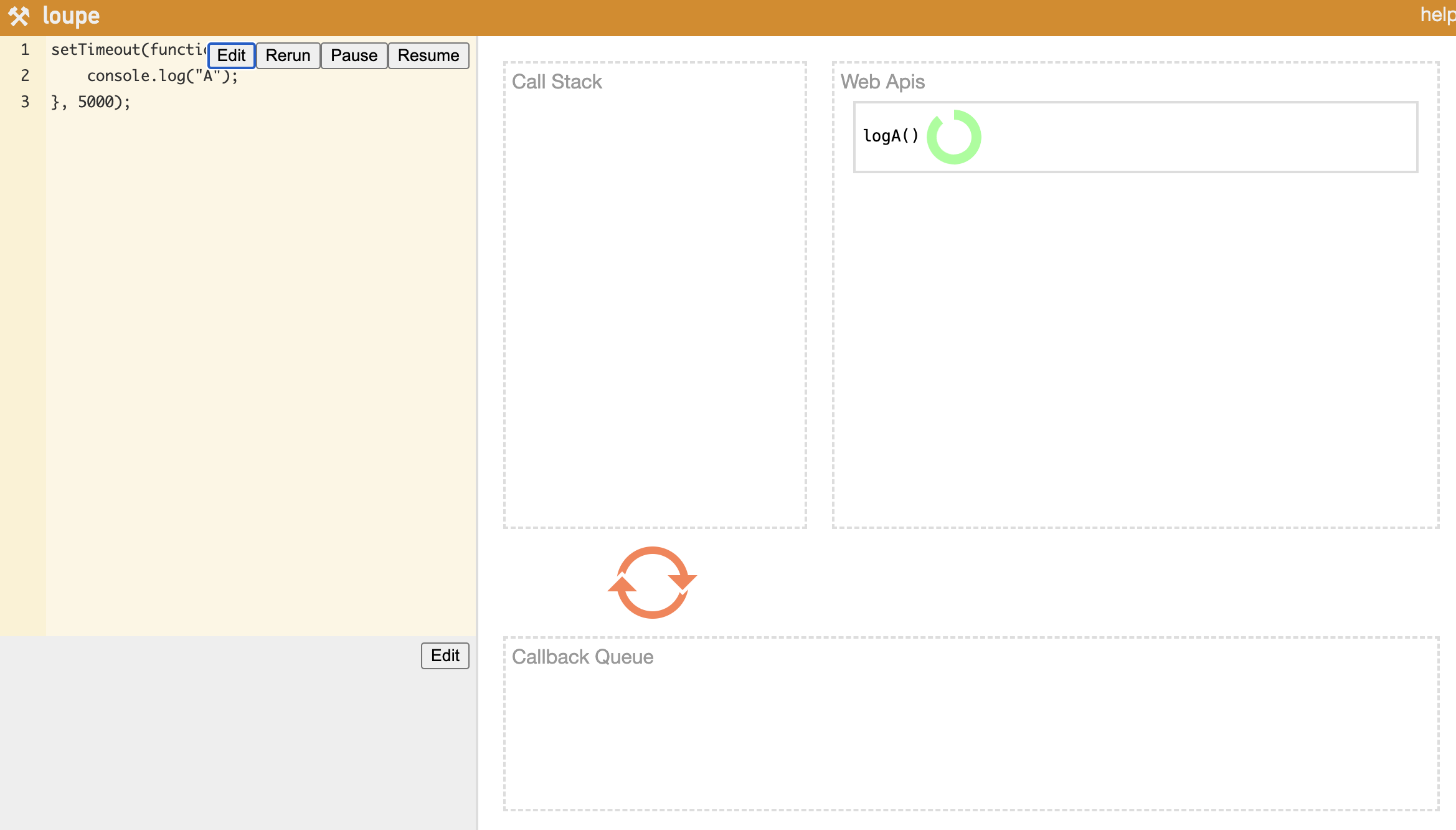 Asynchronous Call Stack